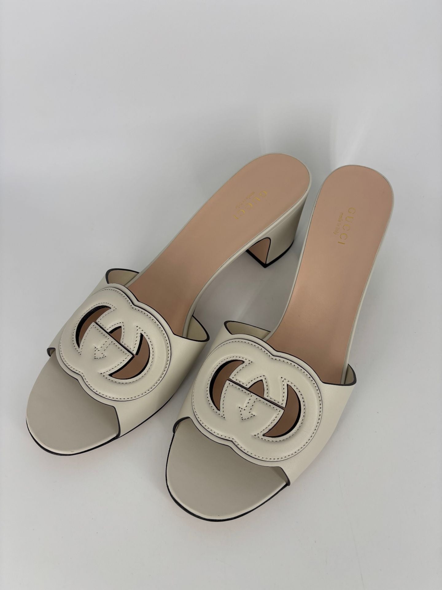 Black Leather Horsebit Slingback Pumps – Gucci – Size 40.5-4