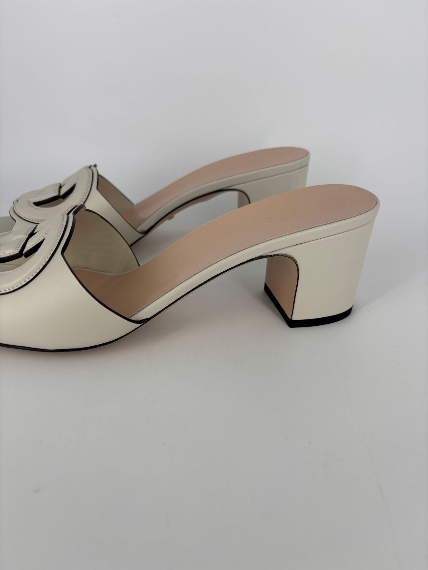 Black Leather Horsebit Slingback Pumps – Gucci – Size 40.5-5