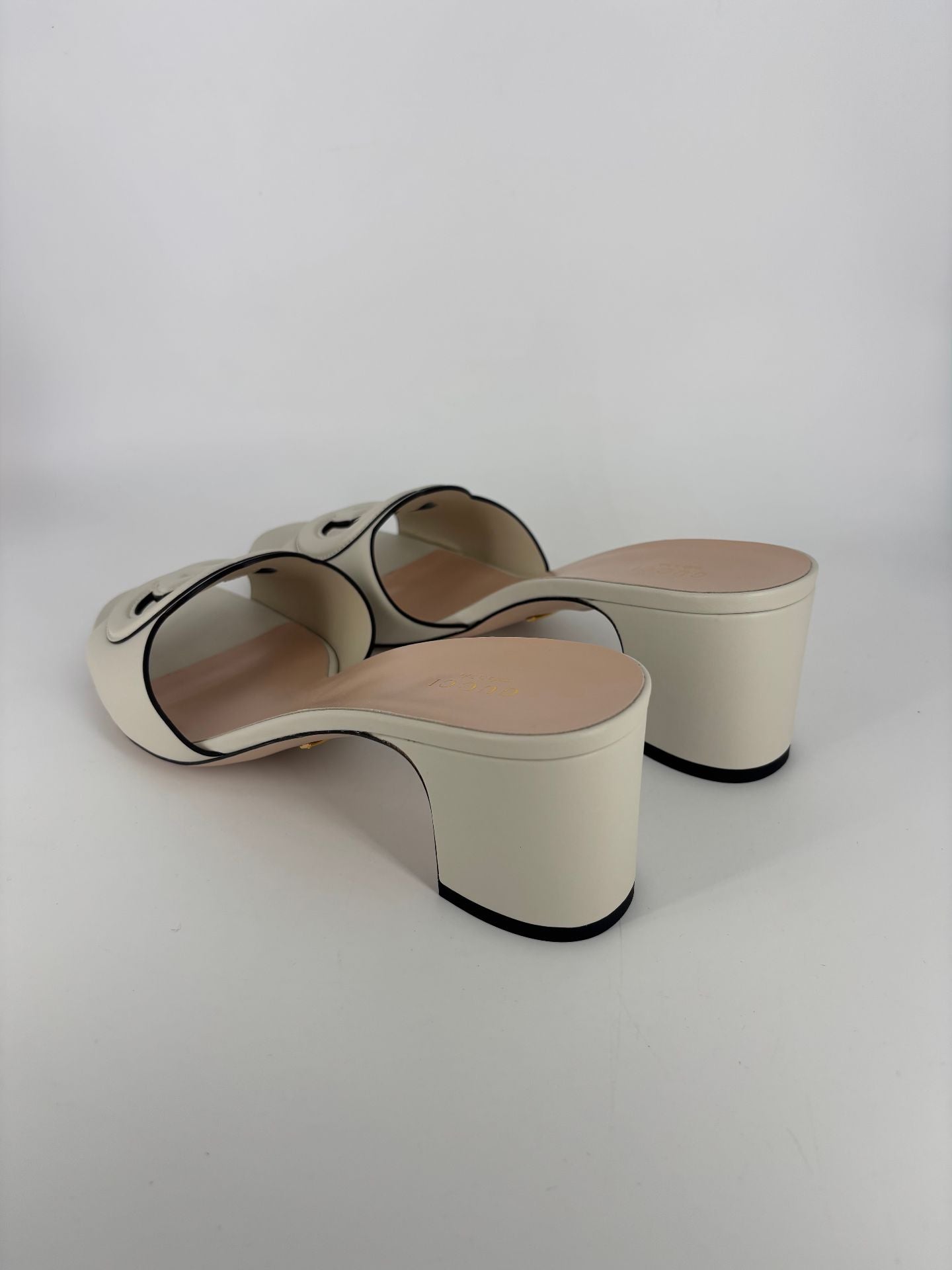 Black Leather Horsebit Slingback Pumps – Gucci – Size 40.5-6