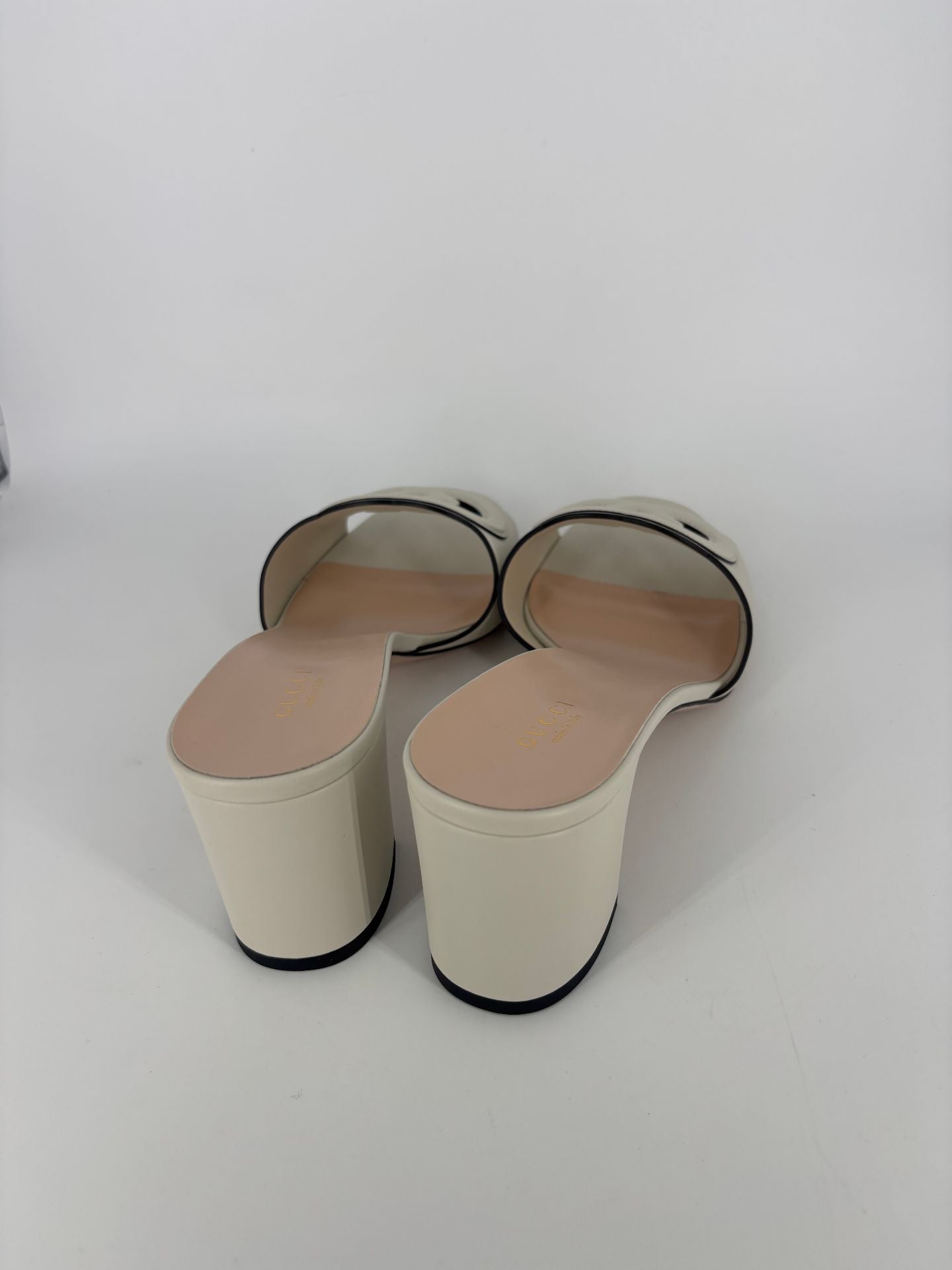 Black Leather Horsebit Slingback Pumps – Gucci – Size 40.5-7