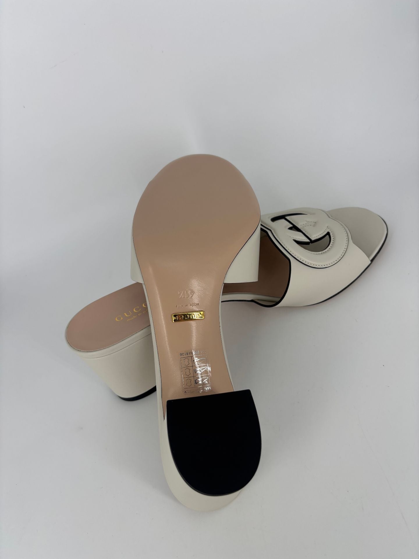Black Leather Horsebit Slingback Pumps – Gucci – Size 40.5-9