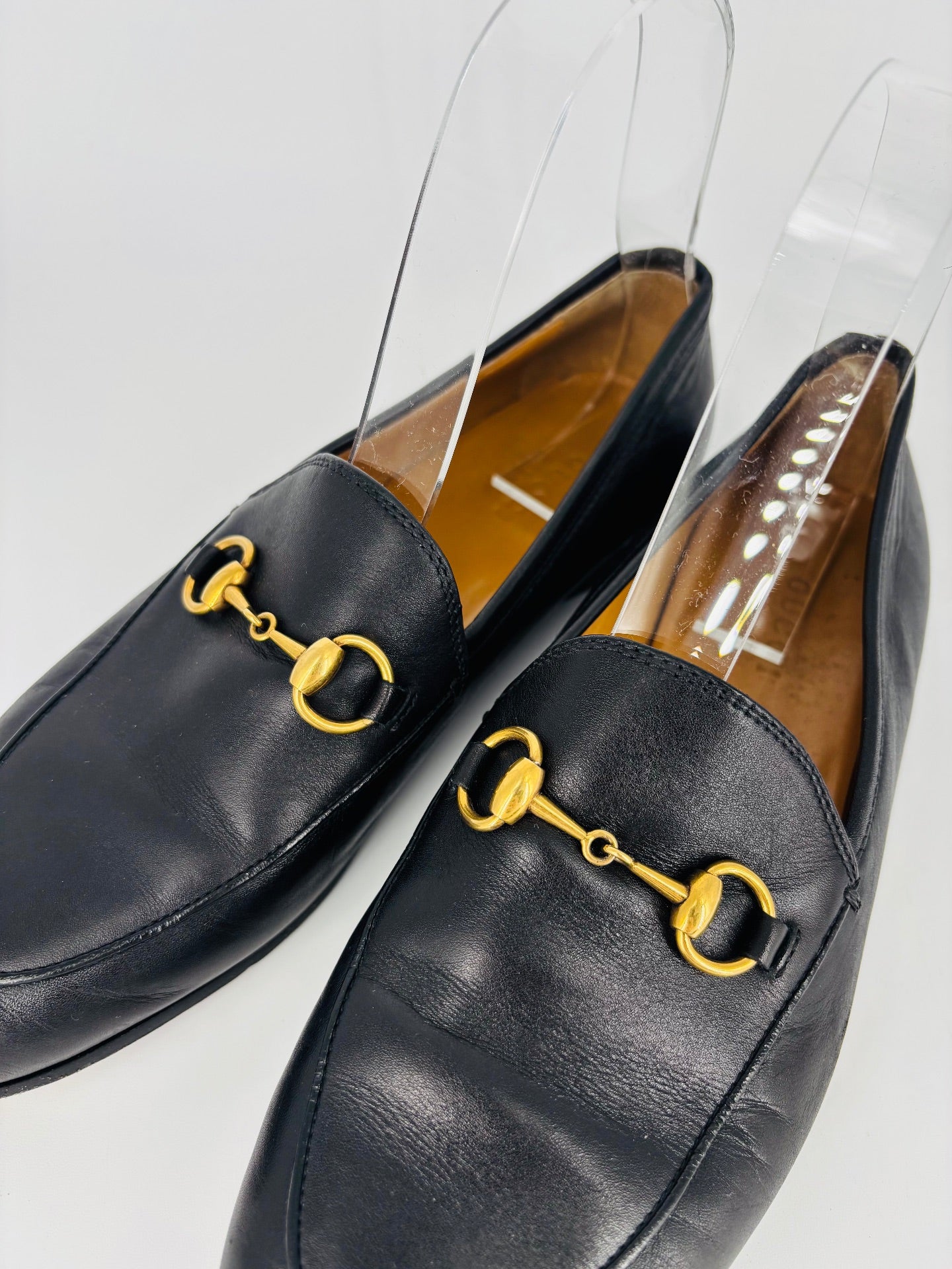 Mocassins Horsebit en cuir noir – Gucci – T. 36-4