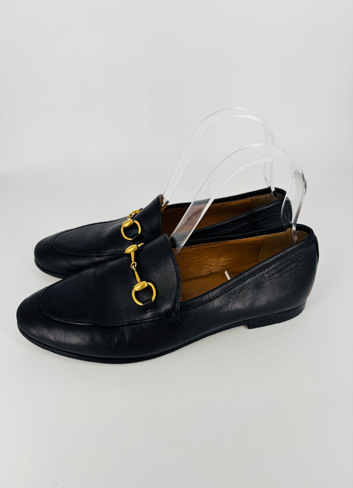 Mocassins Horsebit en cuir noir – Gucci – T. 36-5