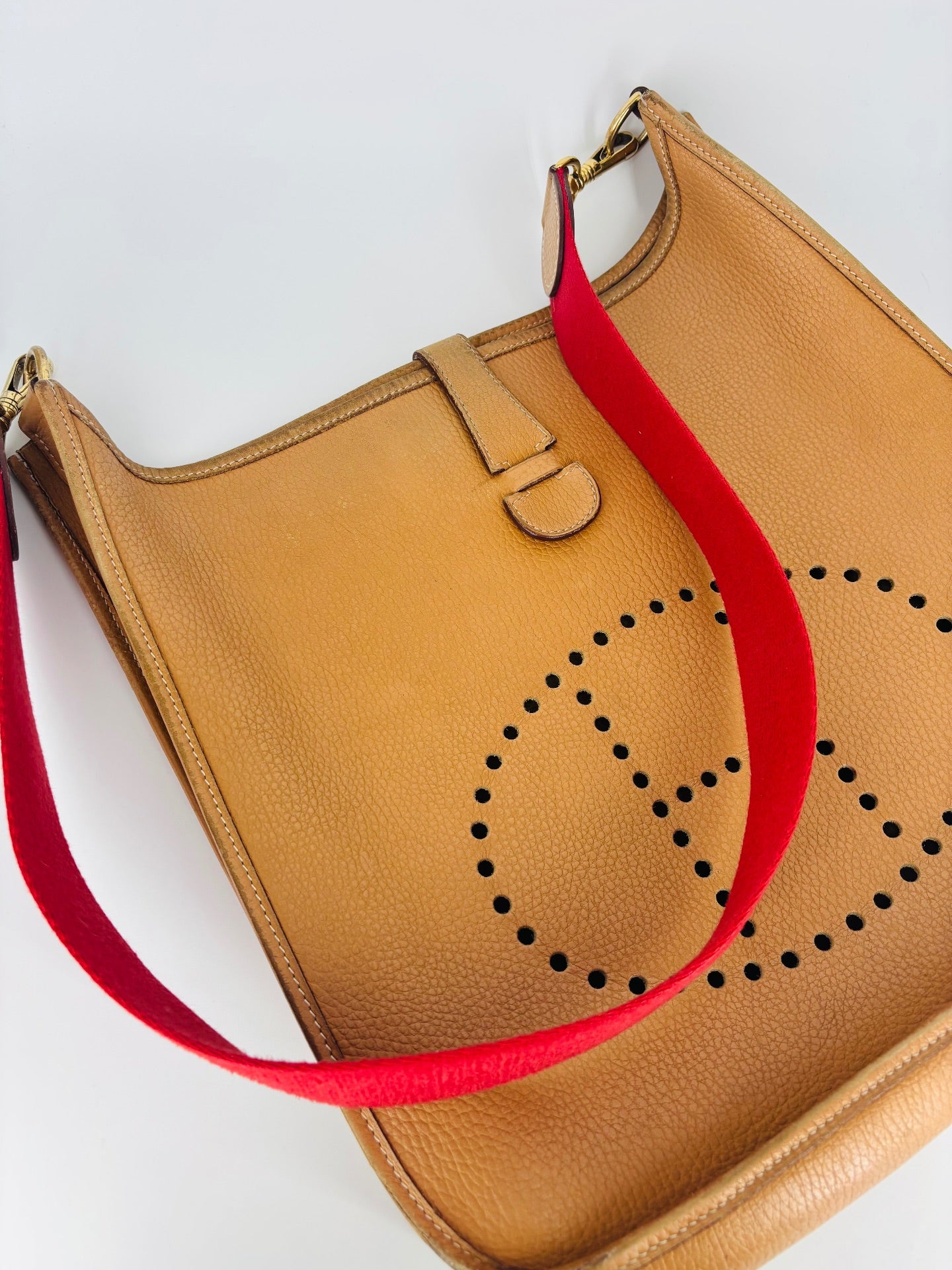 Evelyne 29 Bag in Gold Ardenne Cowhide – Hermès – 1994-13