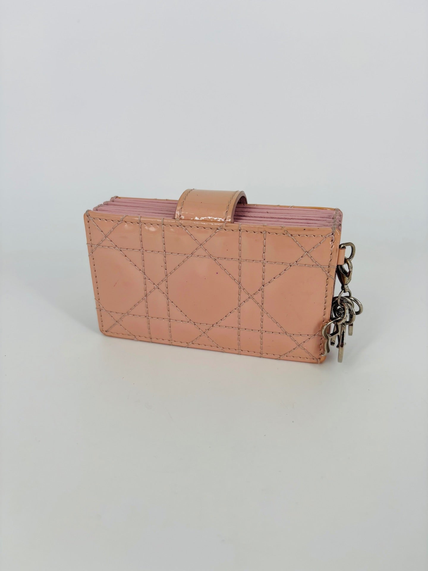 Pink Cannage Patent Leather Card Holder – Christian Dior-8