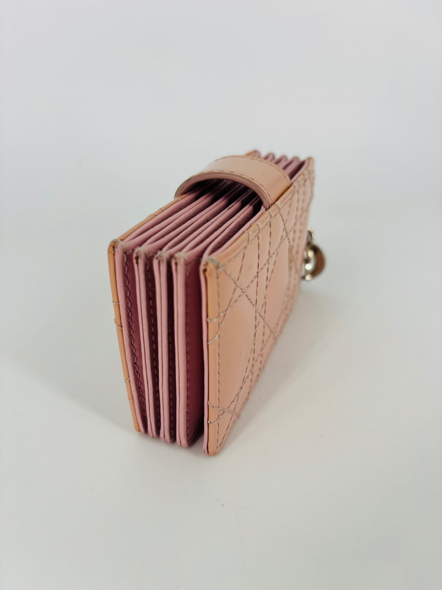 Pink Cannage Patent Leather Card Holder – Christian Dior-9