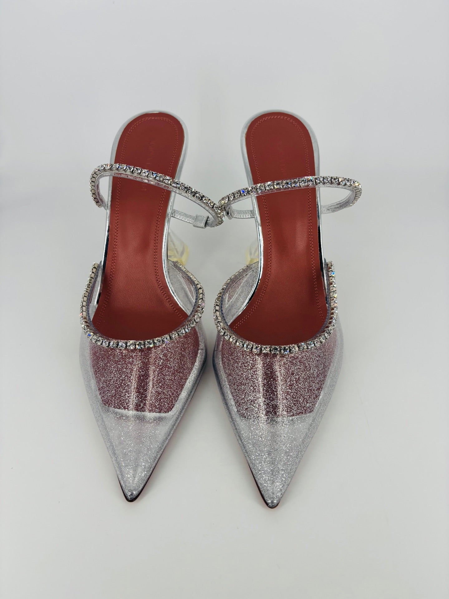 Mules Gilda pailletées strass – Amina Muaddi – T. 39,5-3