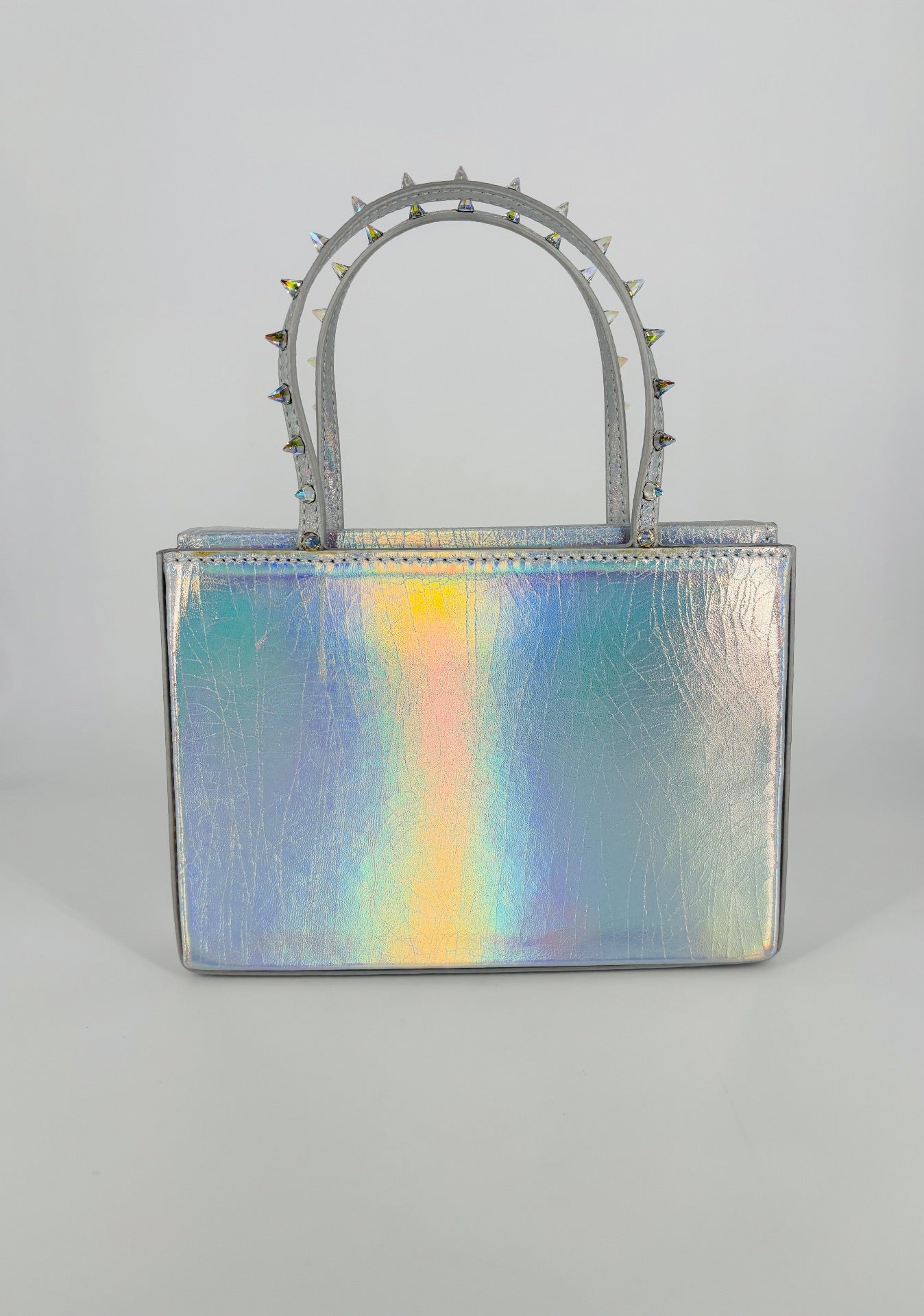 Amini Julia Metallic Leather Bag – Amina Muaddi-8