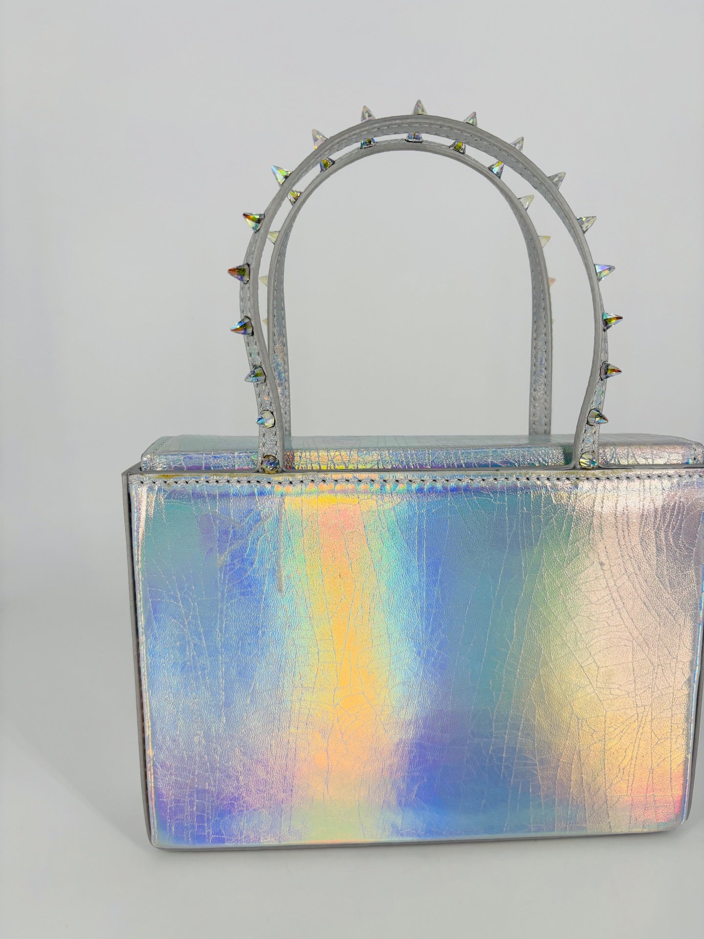 Amini Julia Metallic Leather Bag – Amina Muaddi-9