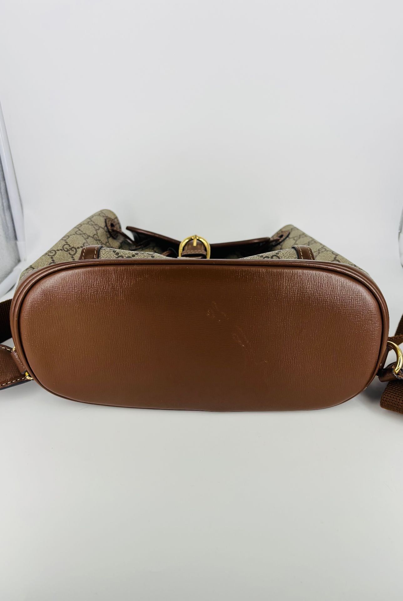 GG Supreme Interlocking G Beige & Brown Backpack - Gucci-5