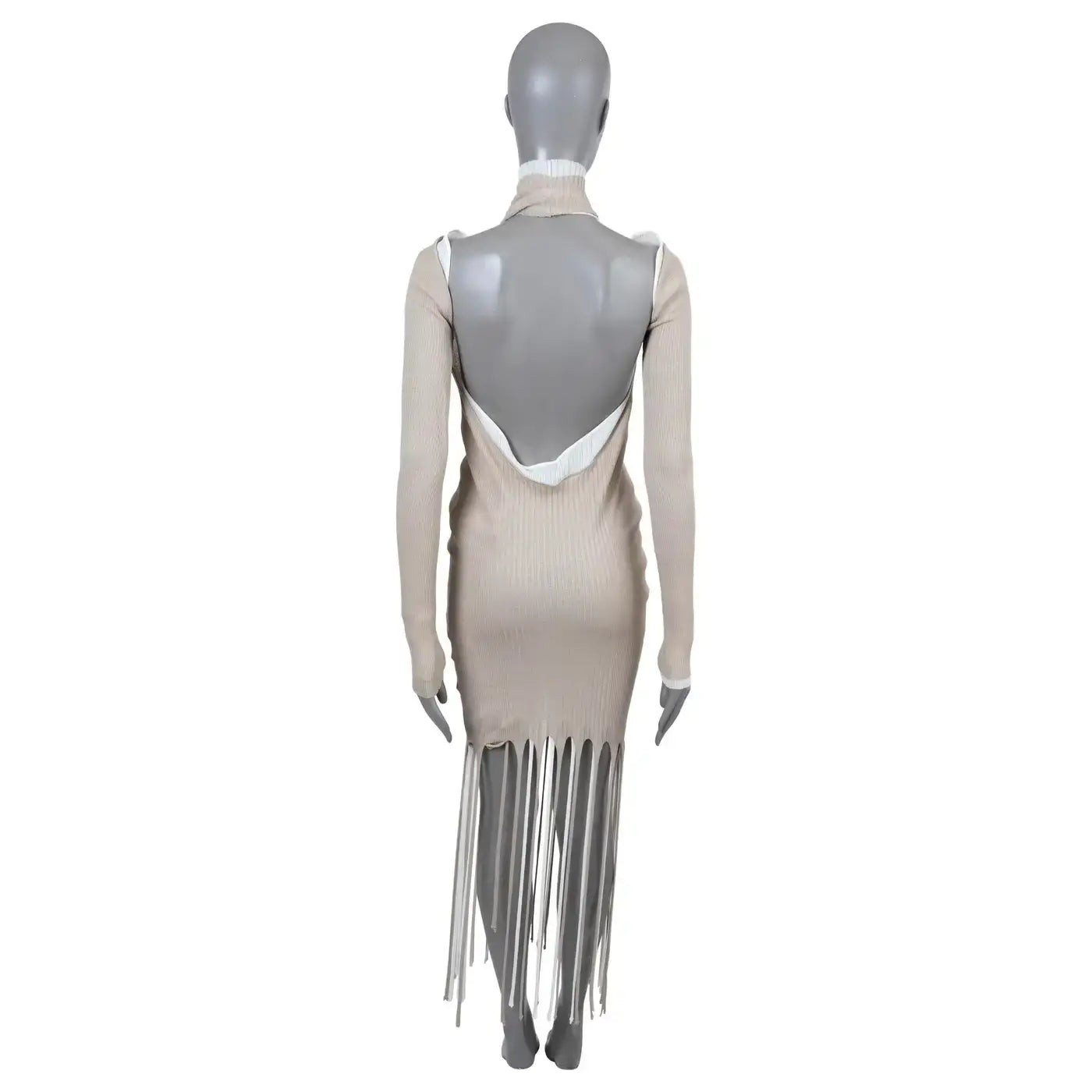 Robe midi à franges – Bottega Veneta – Taille XS-5